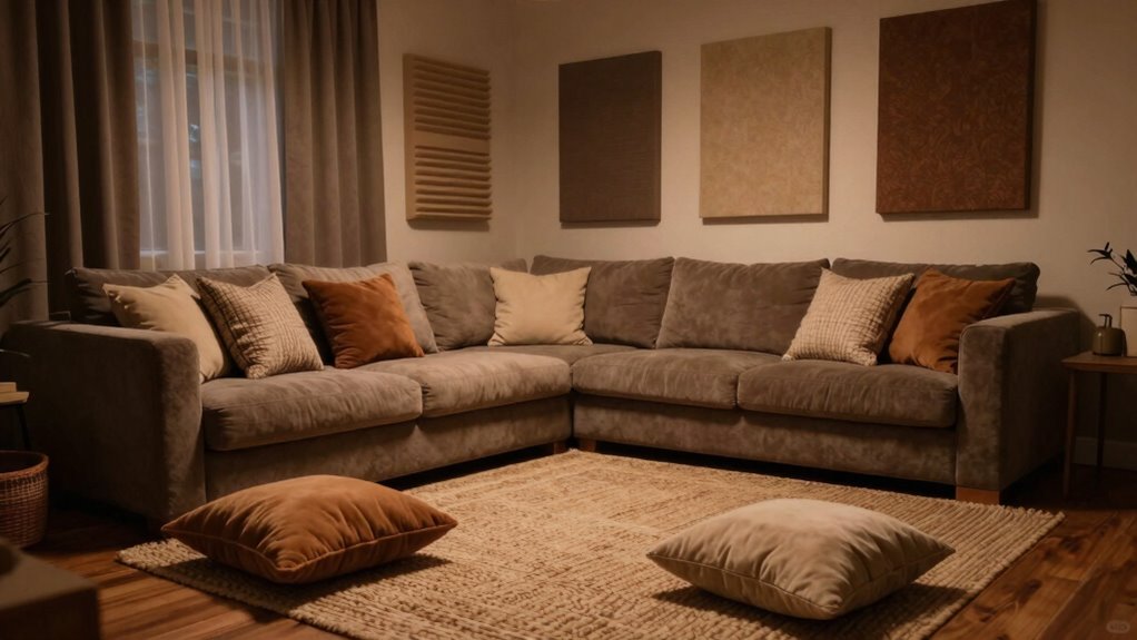 absorb sound with textiles