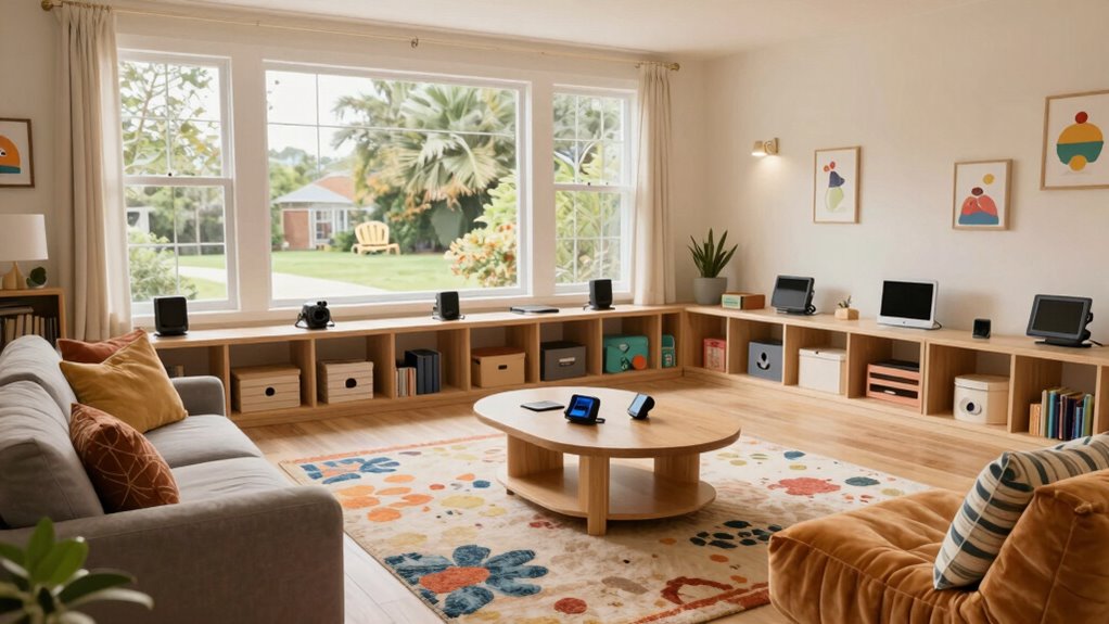 accessible and comfortable media space