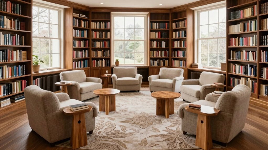 accessible flowing reading zones