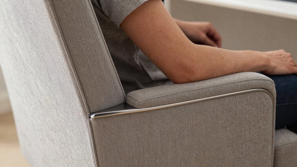 adjust arm height for comfort