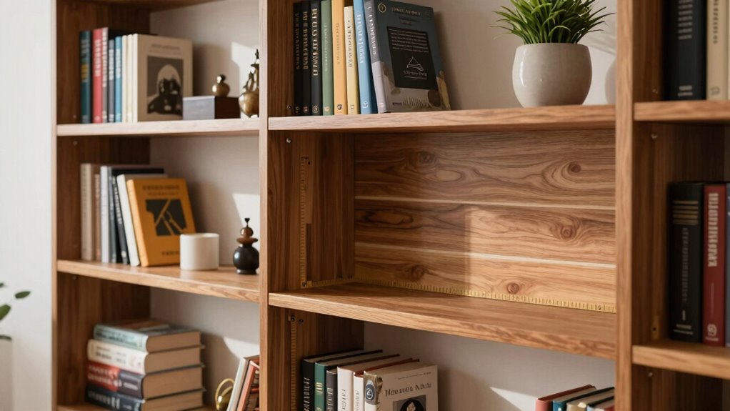 adjust shelves for storage