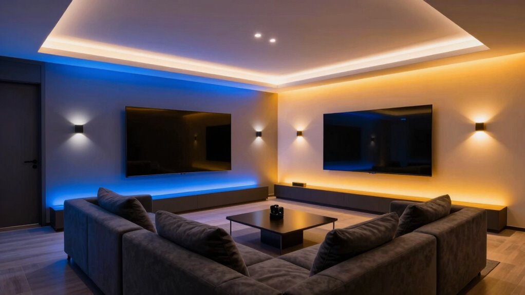 adjustable color mood lighting