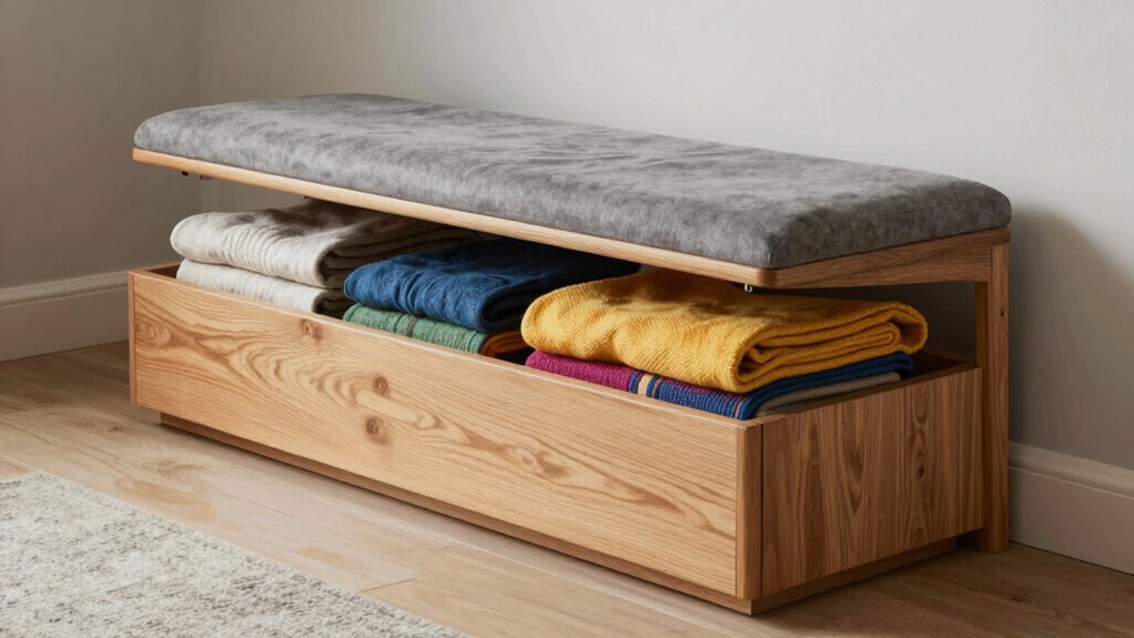 affordable stylish storage benches