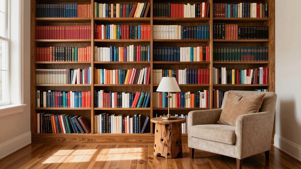 arrange books for aesthetic