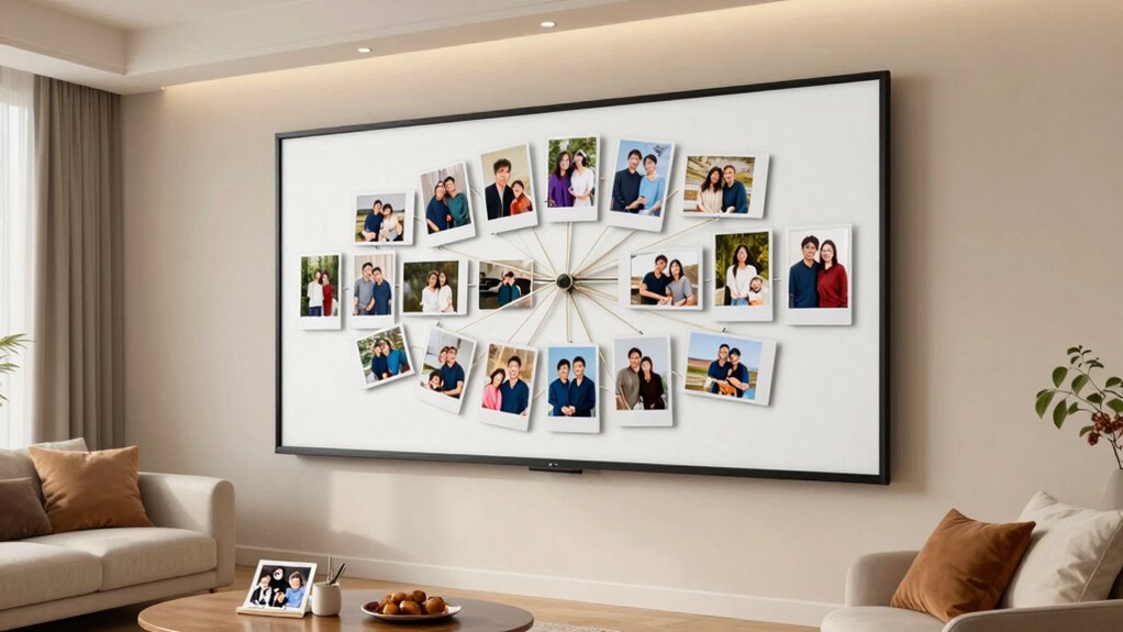 balanced family photo rotation