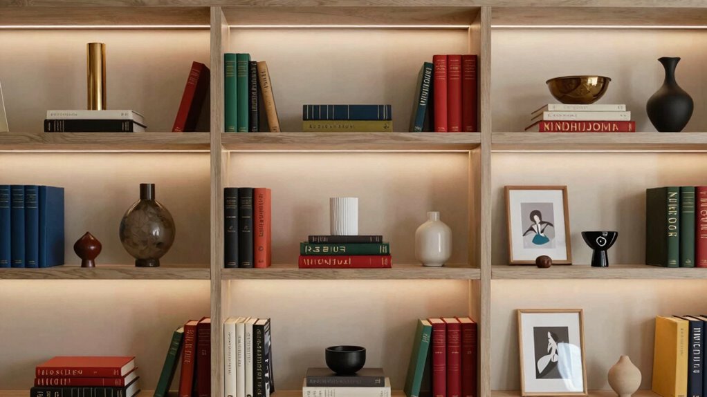 balanced harmonious display decor