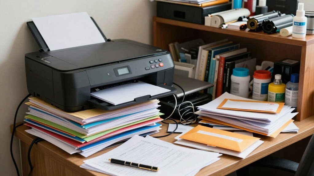 budget friendly printer organization