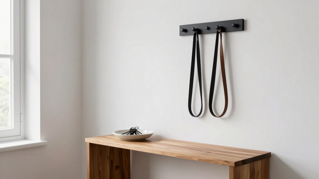 clutter free calm organized entry