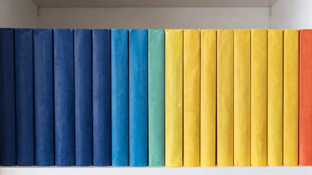 color based book organization