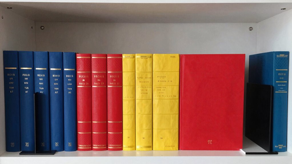 color coded thematic grouping