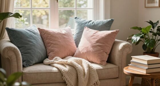 color palette enhances reading space