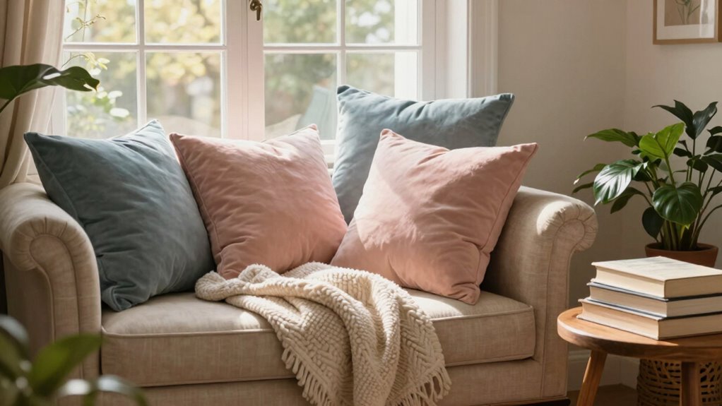 color palette enhances reading space