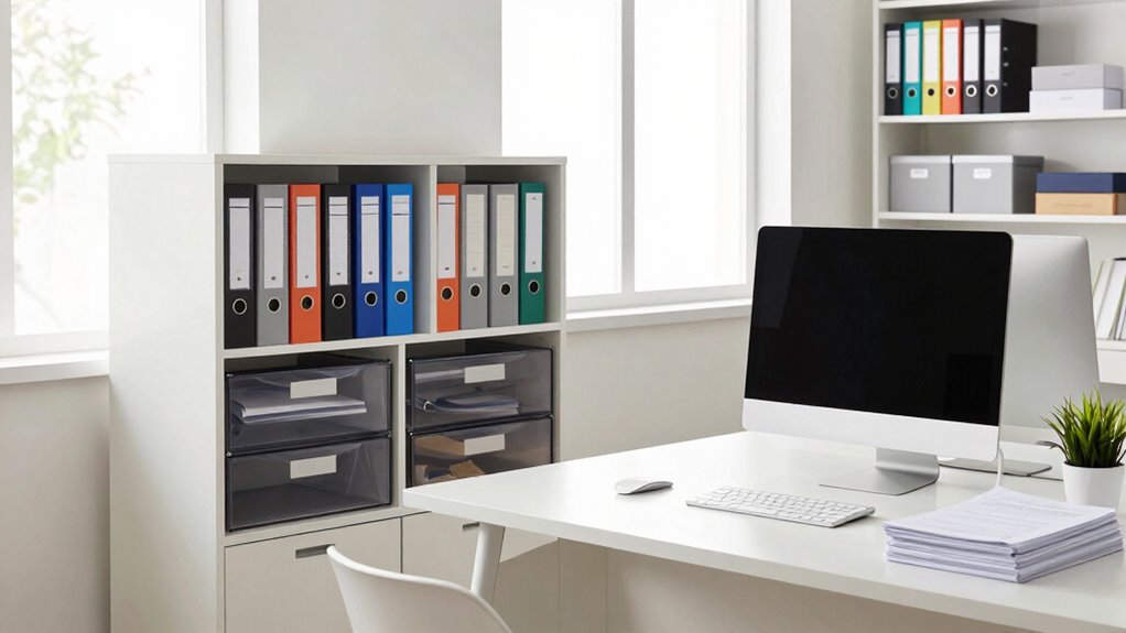 consistent decluttering and organizing