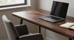 correct desk height setup