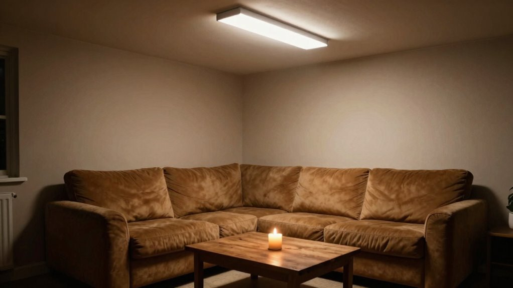 cozy eco friendly layered lighting