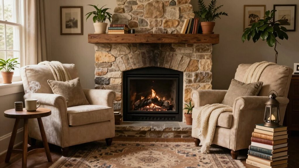 cozy inviting reading nook