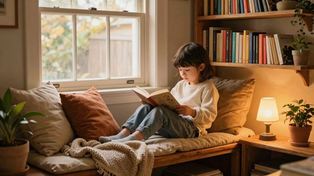 cozy inviting reading sanctuary