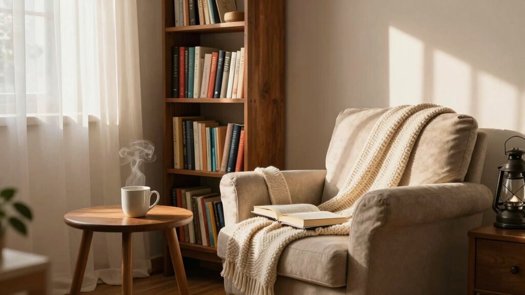 cozy personalized reading sanctuary