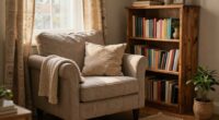cozy shared reading space