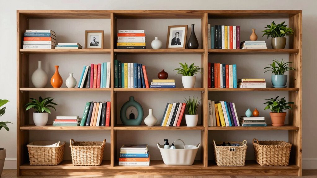 creative balanced display organization