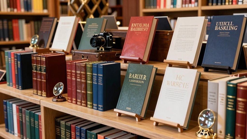creative colorful book arrangements