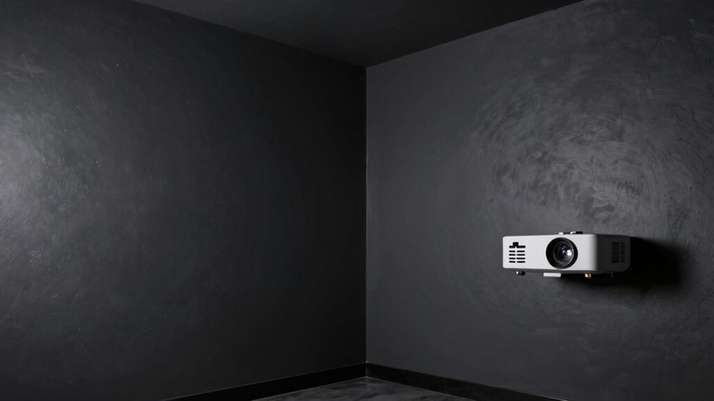 dark paint enhances intimate ambiance