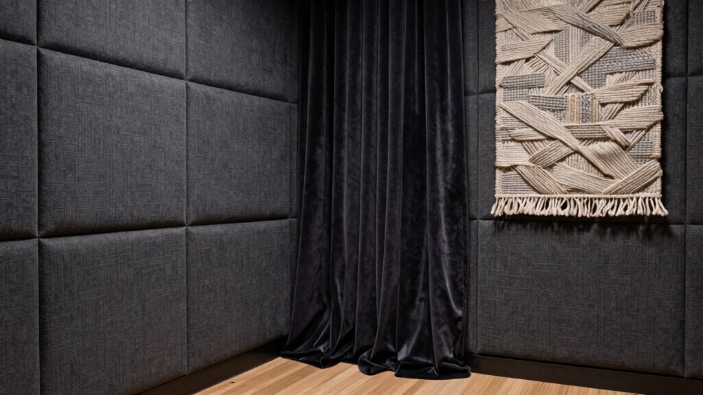 dense natural sound absorbing fabrics