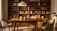 dining room library ambiance
