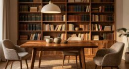 dining room library ambiance