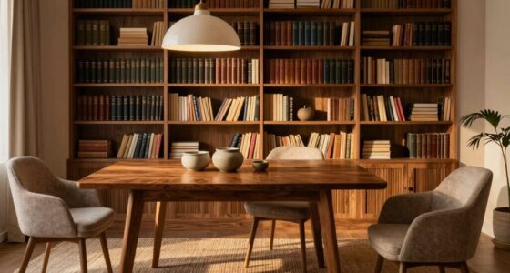 dining room library ambiance