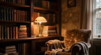 effective home library illumination