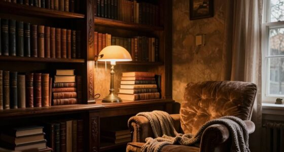 effective home library illumination