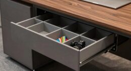 efficient under desk organization