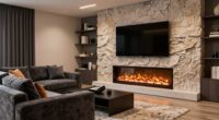 electric fireplace placement guidelines