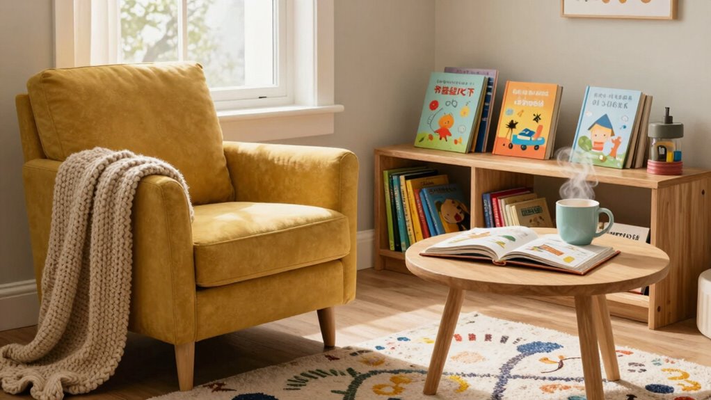 engaging safe colorful reading space