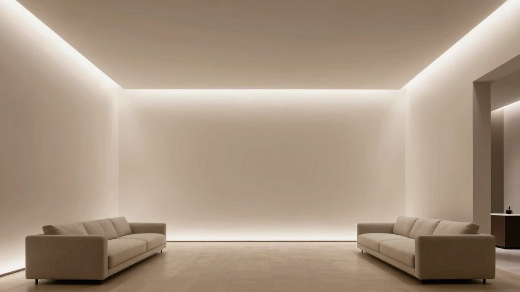 enhances ceiling height perception