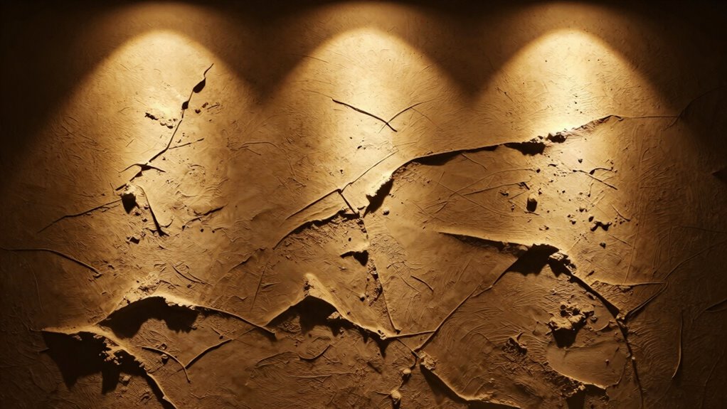 enhances textured wall depth