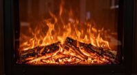 enhancing fireplace lighting quickly