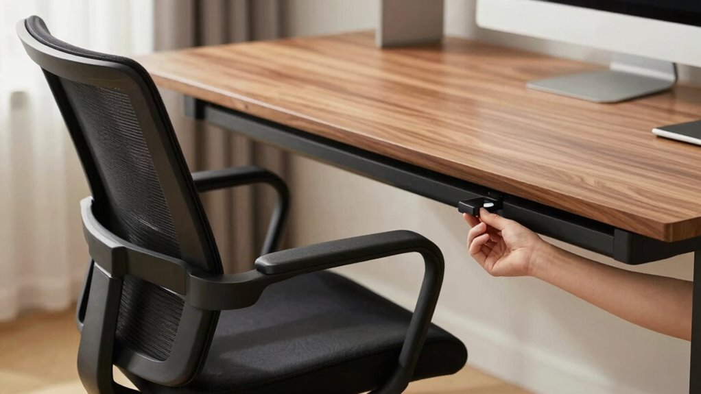 ergonomic desk adjustments