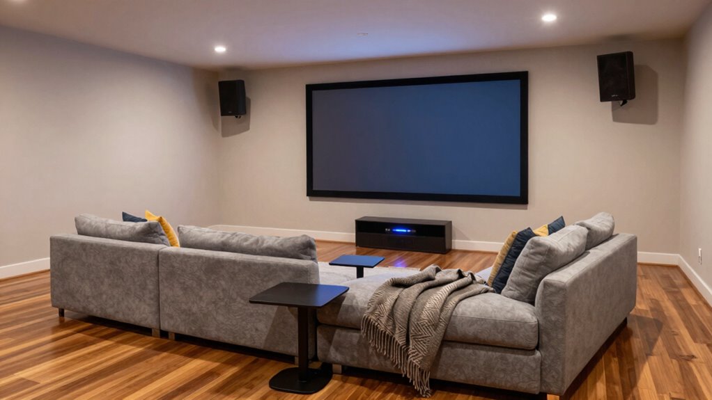 flexible living room entertainment setup