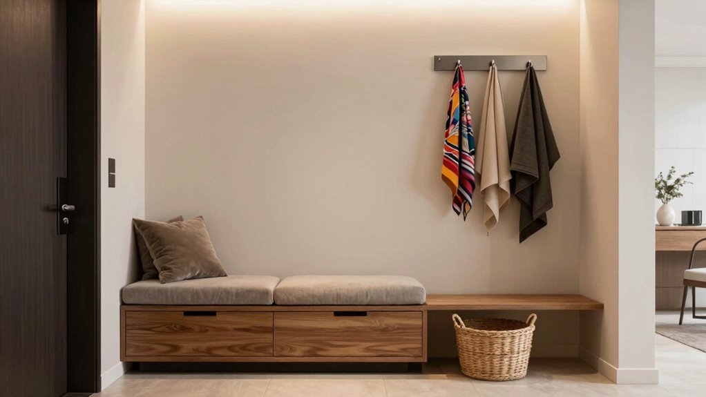 functional organized inviting entryway