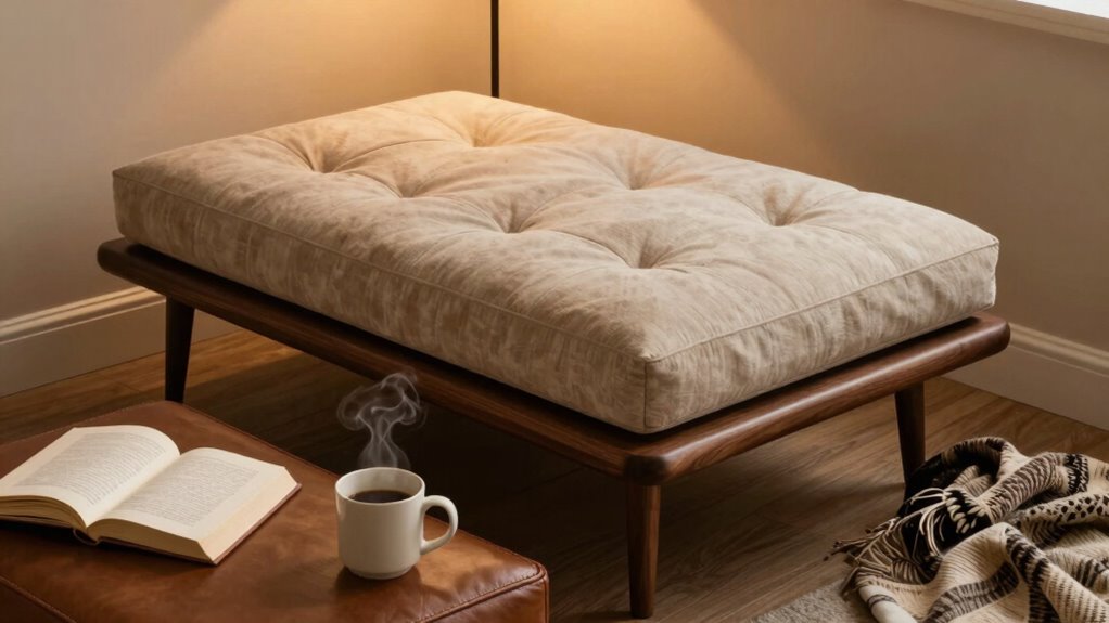 furniture choice for cozy reading space