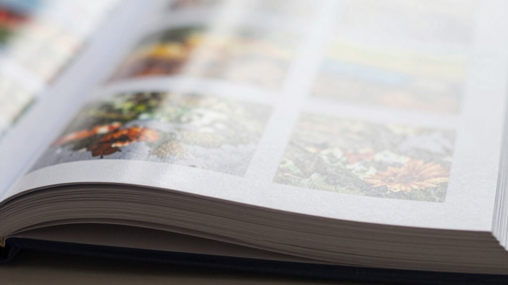 glossy pages cause glare