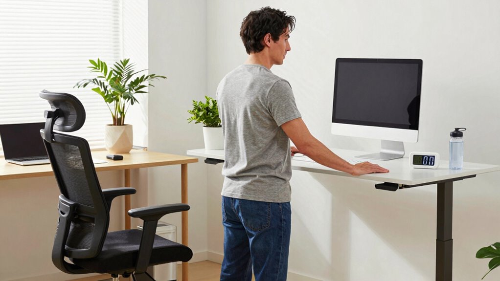 gradual standing desk transition