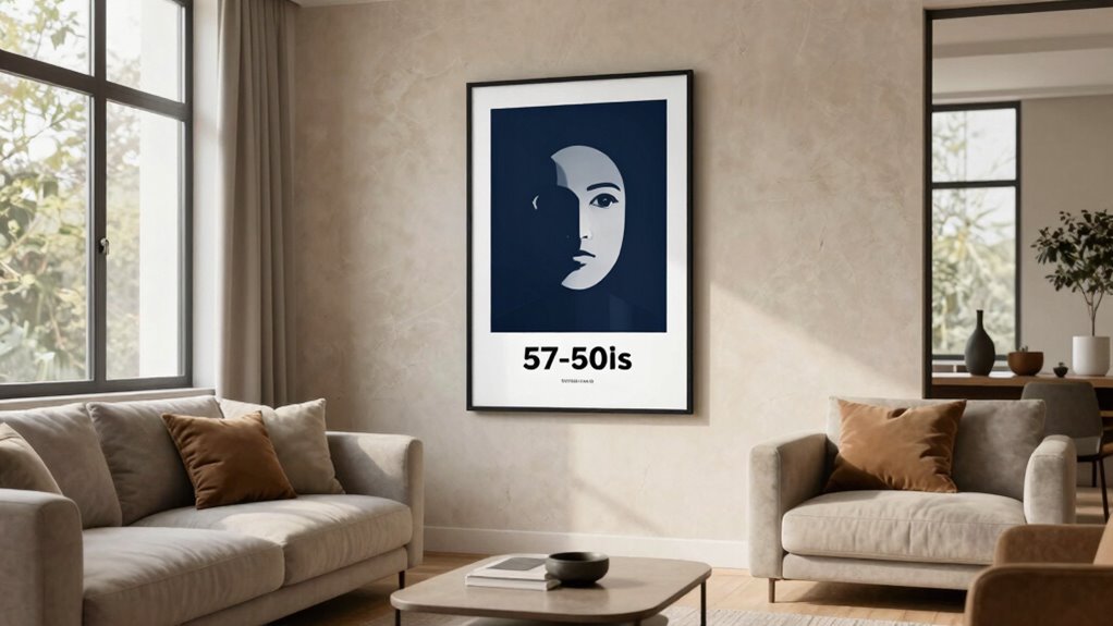 hang posters at eye level