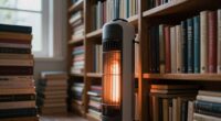 heater risks near books