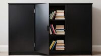 hidden clutter inside cabinets
