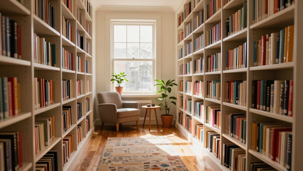 ideal hallway library location