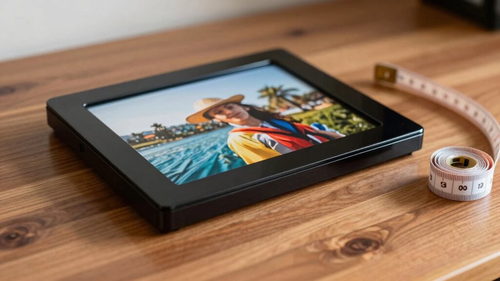 incorrect digital frame dimensions