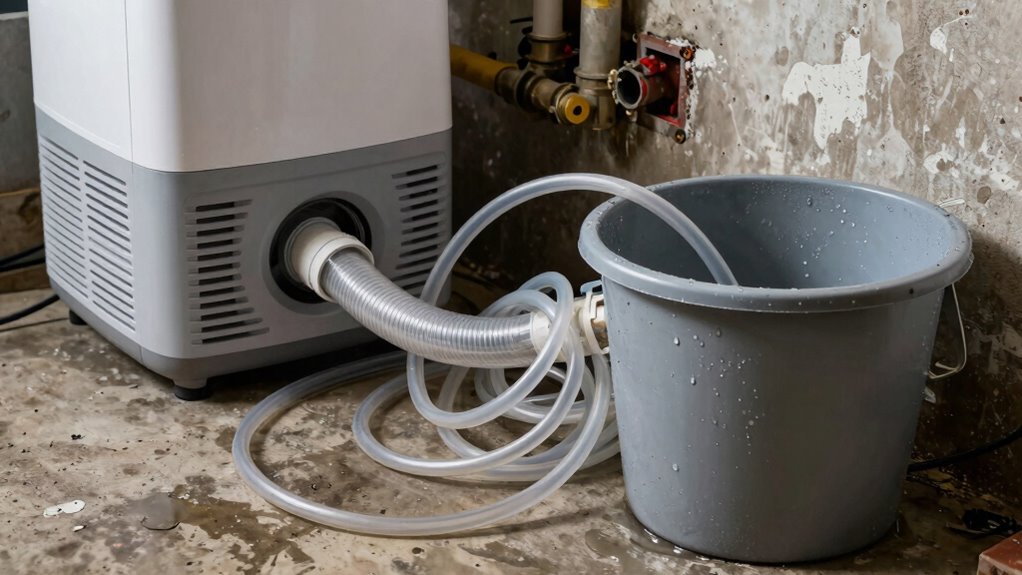 incorrect drain setup causes issues